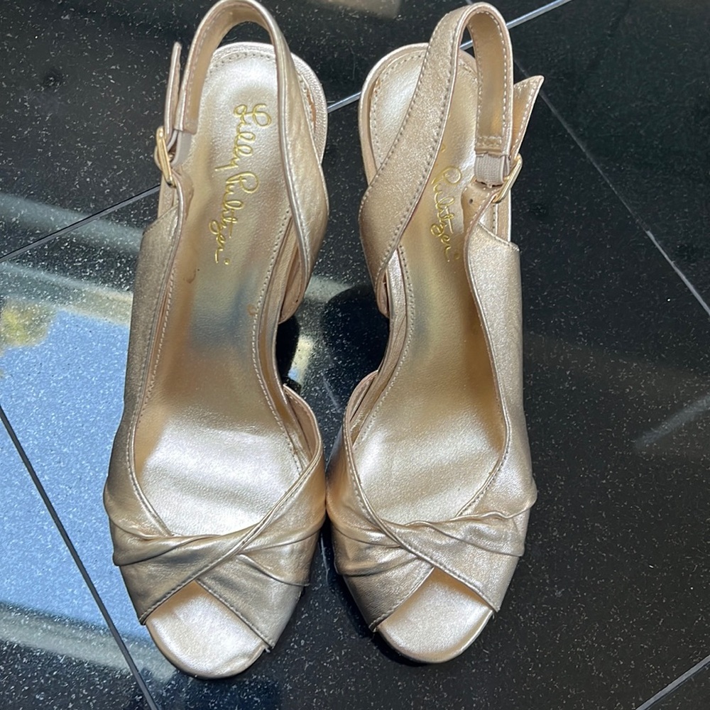 Lilly Pulitzer Wedges Size 7.5